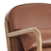 Fani Accent Chair - Saddle and Walnut | Hoft Home