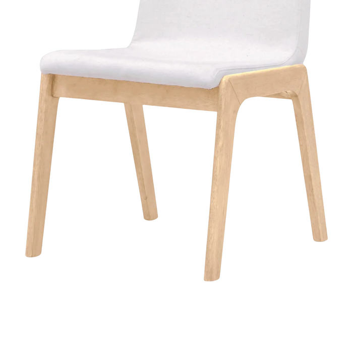 Mikael Dining Chair - Cream & Oak