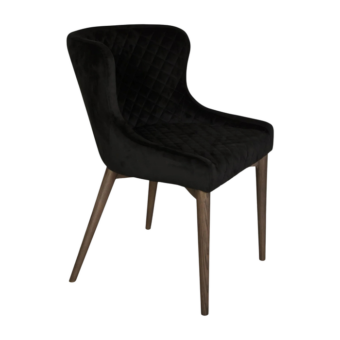 Hugo Dining Chair - Black Velvet