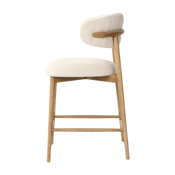 Liam Counter Stool - Beige