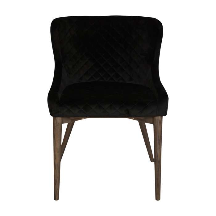 Hugo Dining Chair - Black Velvet