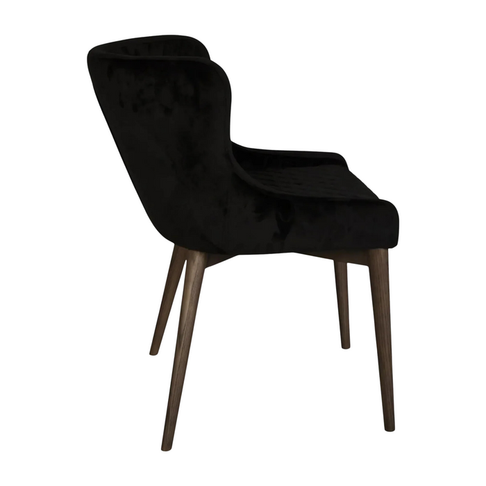 Hugo Dining Chair - Black Velvet