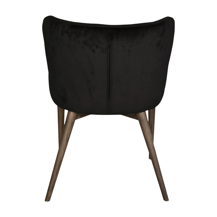 Hugo Dining Chair - Black Velvet