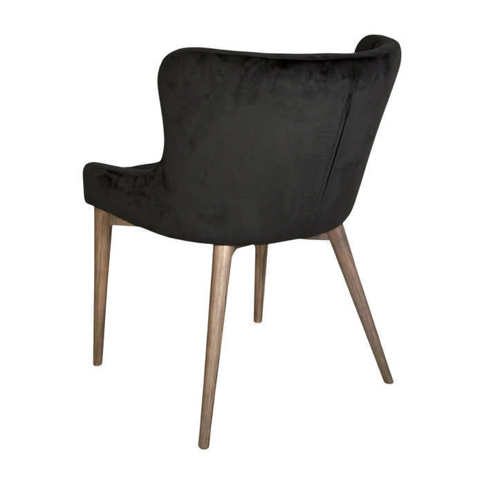 Hugo Dining Chair - Black Velvet