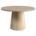 Godiva Round Pedestal Dining Table - Ivory | Hoft Home