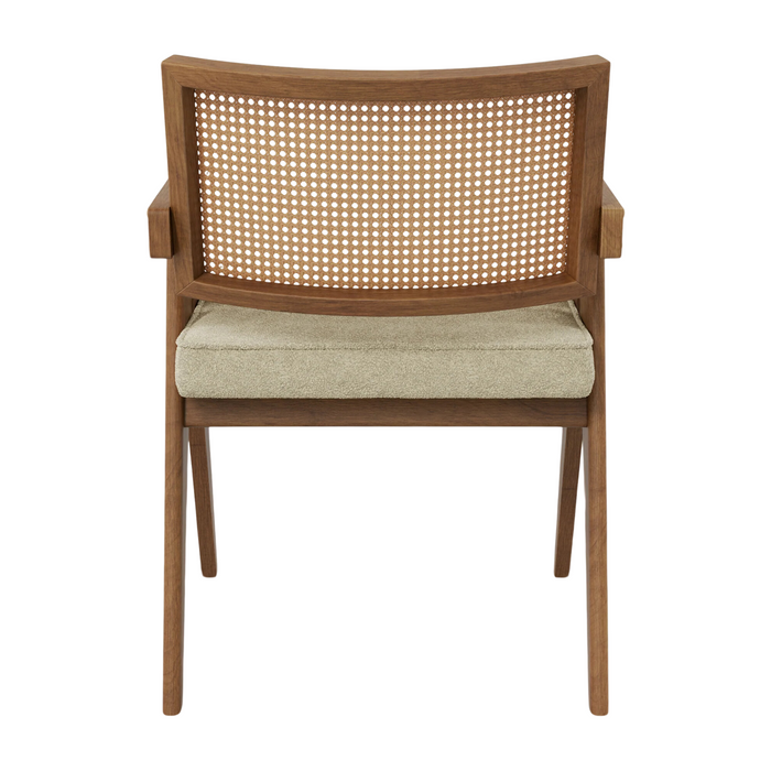 Augustine Dining Chair - Cream & Cocoa