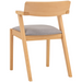Zola Dining Chair - Natural & Light Grey | Hoft Home