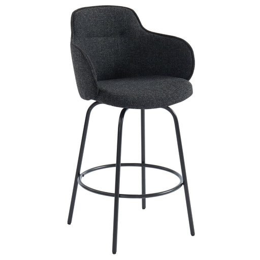 Kelani Counter Stool - Charcoal | Hoft Home