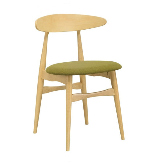 Telyn Chair - Natural & Olive | Hoft Home