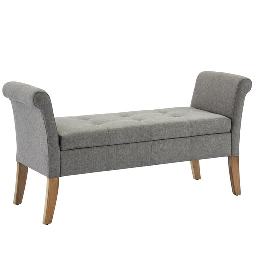 Nylah Storage Bench - Grey - Ifortifi Canada