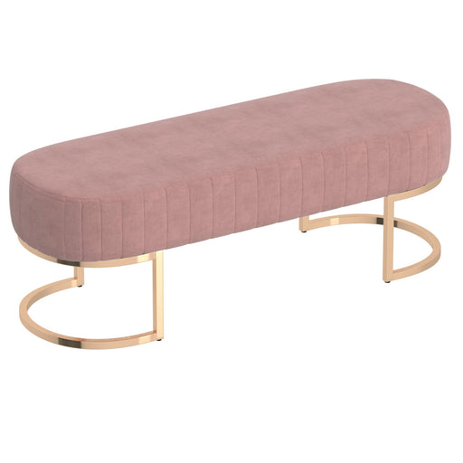 Gioia Bench - Dusty Rose | Hoft Home