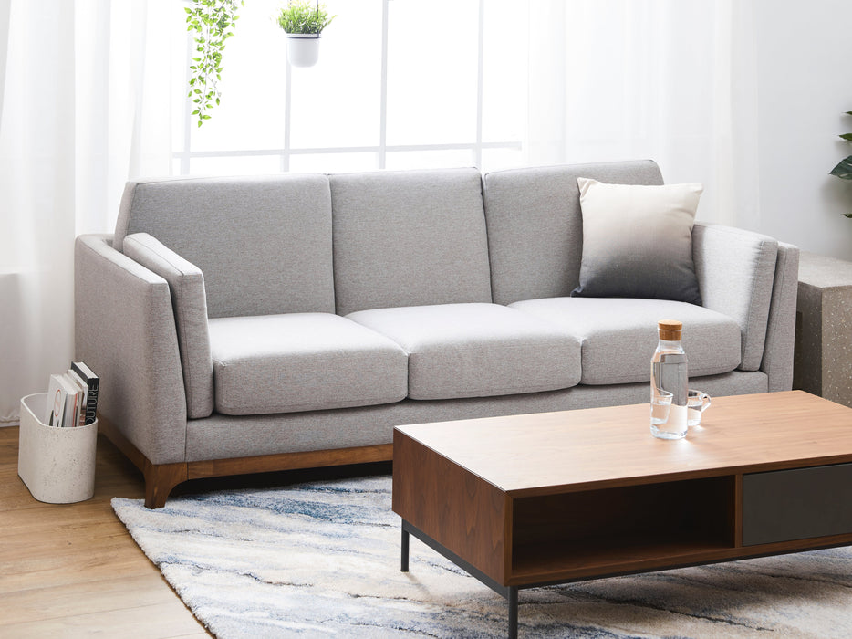 Ceni 3 Seater Sofa - Light Grey & Cocoa - Ifortifi Canada