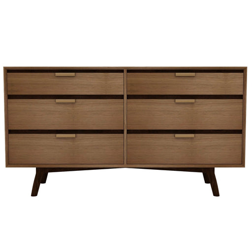 Torrell 6 Drawer Dresser - Oak | Hoft Home