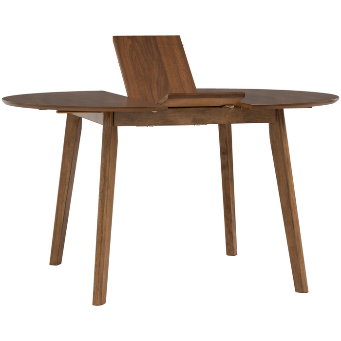 Werner Round Extendable Dining Table - Walnut