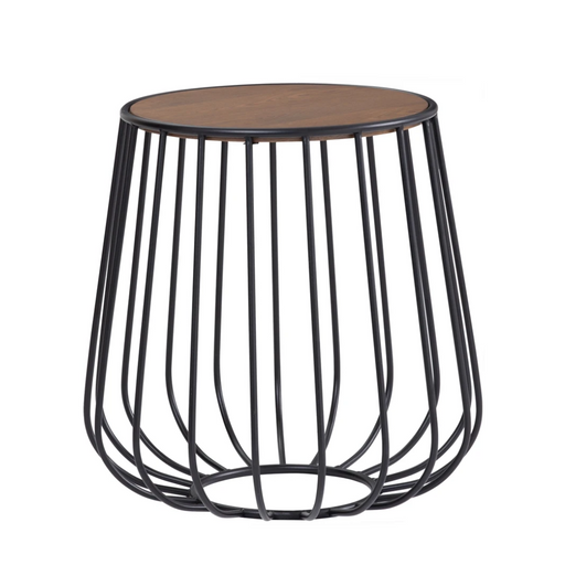 Vitoria Round Side Table  - Black - Ifortifi Canada