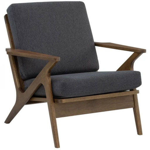 Hinna Lounge Chair - Dark Grey & Cocoa - Ifortifi Canada