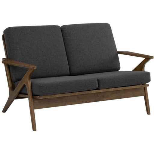 Hinna 2 Seater Loveseat Sofa - Dark Grey & Cocoa - Ifortifi Canada