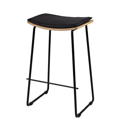 Zoe Counter Stool w/ Leather Cushion | Hoft Home